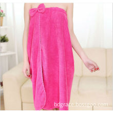 Gaoyang Microfiber Fabric Magic Design Towel Wrap With Straps,Bath Towel Bathrobe